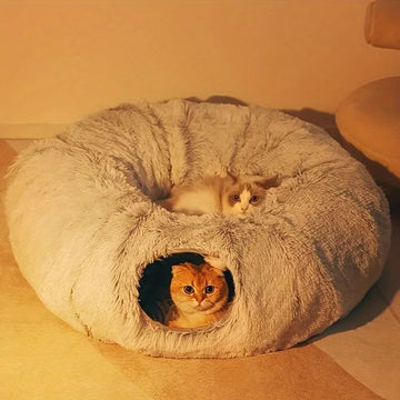 Plush Cushion Round Pet Bed